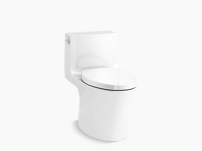 Kohler - Veil™  One-piece elongated toilet with skirted trapway, dual-flush